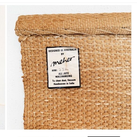 Handcrafted Woven Wall Hanging in Brown - Picture 2 of 12